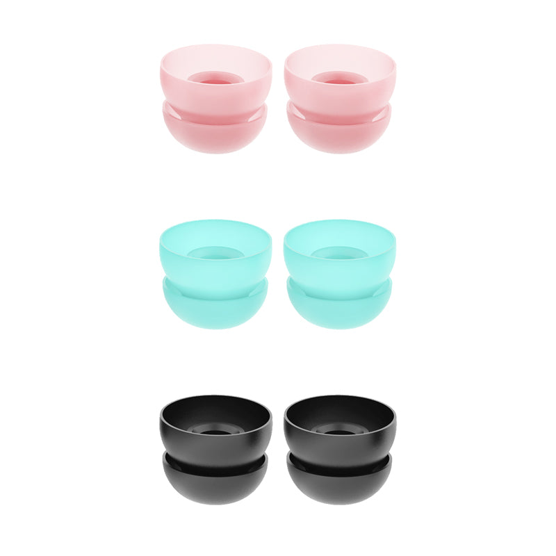 Saccater Double-tip Eartips - Reusable Ultra Soft Silicone Ear Tips for Saccater Noise Reducing Earplugs, + 5dB