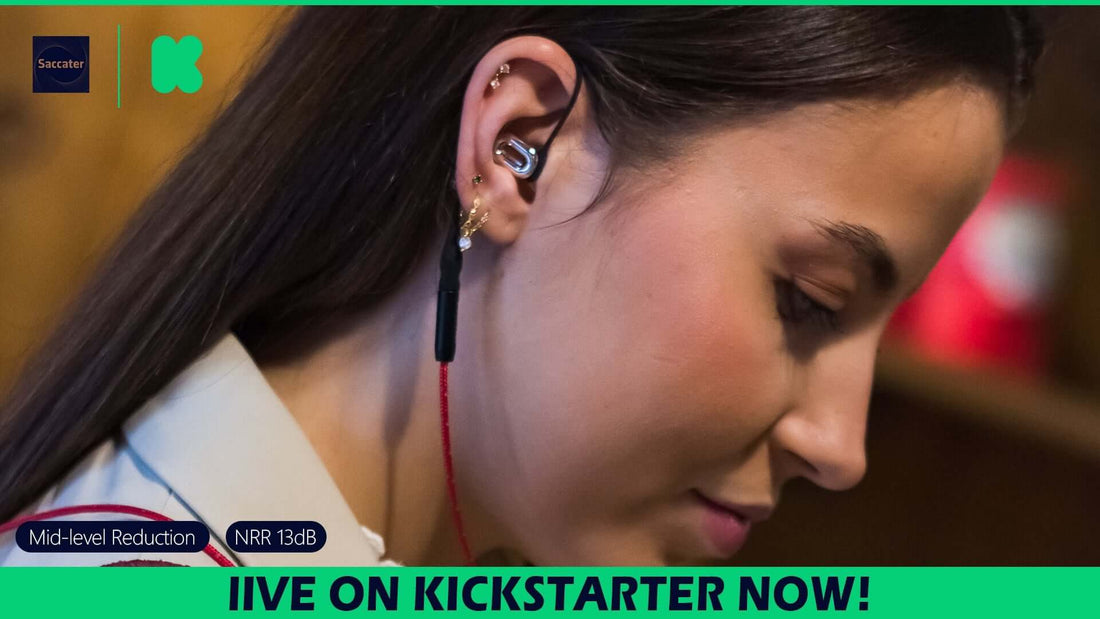 Saccater Moment Earplugs - LIVE on Kickstarter Now!