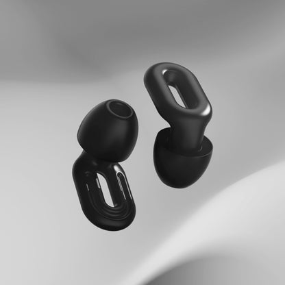 Saccater FOCUS Noise-Reducing Earplugs - Reusable Hearing Protection, Perfect for Focus On Job Or Study, Noise Sensitivity & Travel, And For Nice Sleeping | NRR17 SNR23 (Black)