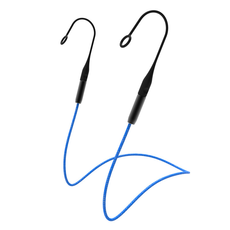 Saccater Link - Tug-resistant Breakaway Earplugs Cord with Reflective Tape for Saccater Noise-reducing Earplugs - 4 Bold Colors Available