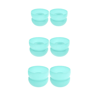 Saccater Double-tip Eartips - Reusable Ultra Soft Silicone Ear Tips for Saccater Noise Reducing Earplugs, + 5dB