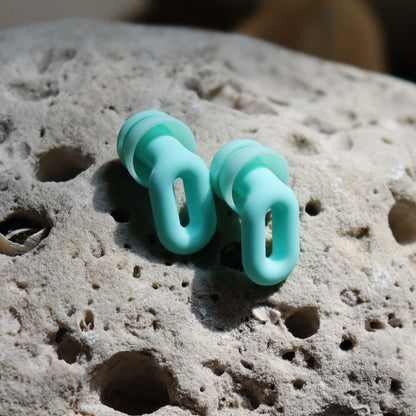 Saccater Focus Max Noise-reducing Earplugs - Ideal for comfy sleep, calm, stillness, travel, work safe, and hearing protection - with 3 type tips of Zen-Core foam tip, double-tip, and standard tip - up to SNR 30dB