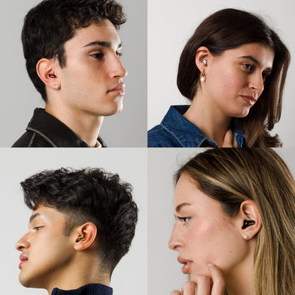 The Stadium Kit: Safer Volume, Better Game - Saccater Moment Earplugs + Link Cord + Double-tip Ear Tips for Match Day