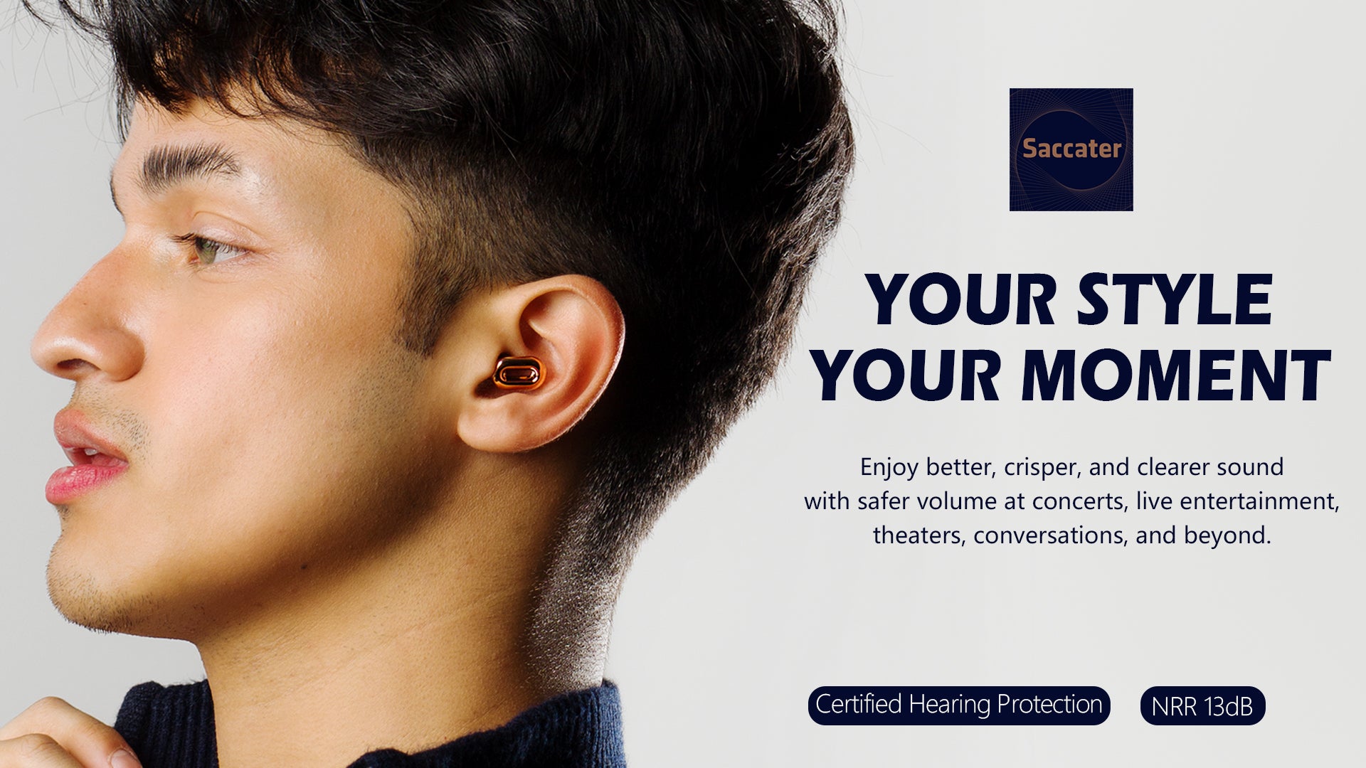 saccater moment earplugs for music festival